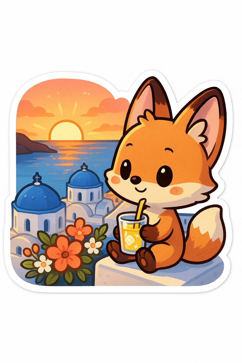 Santorini Fox
