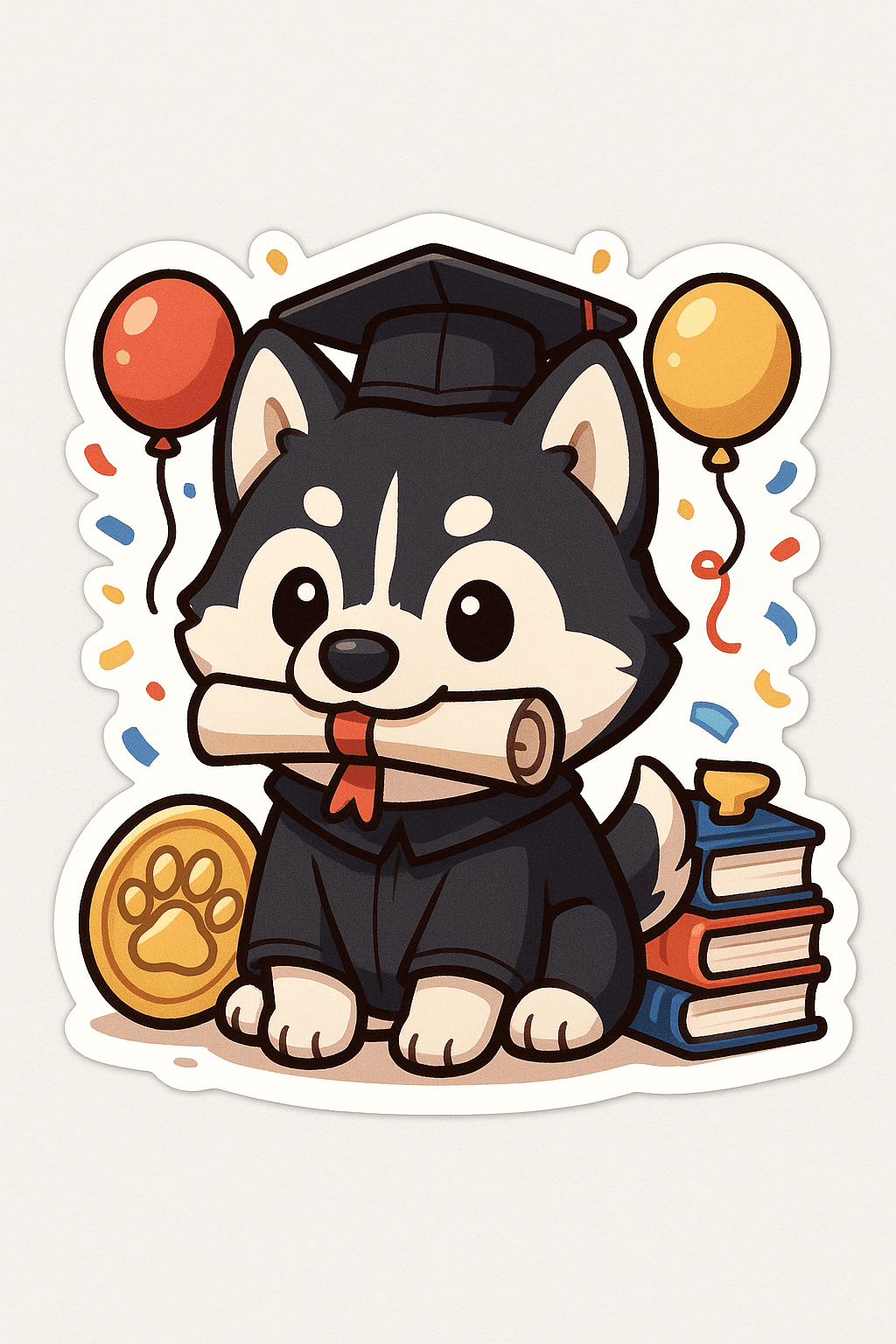 Graduating Husky