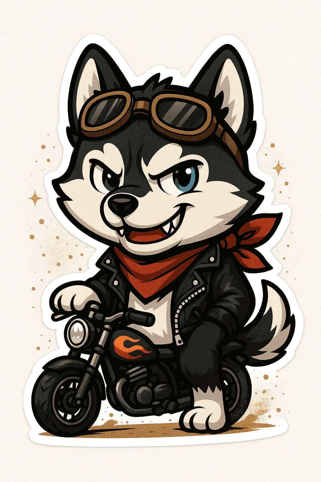 Biker Husky