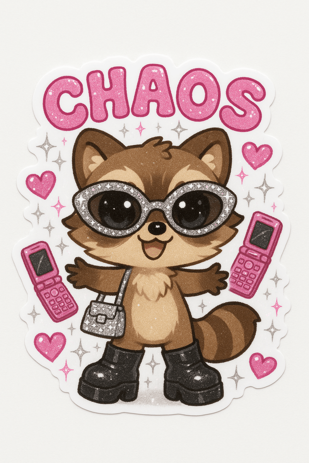 Glam Runway Raccoon